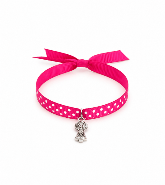 Pulsera virgen pilar - Fucsia
