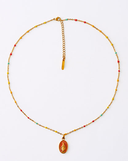 Collar Medalla virgen de la milagrosa