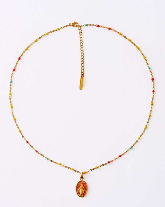 Collar Medalla virgen de la milagrosa