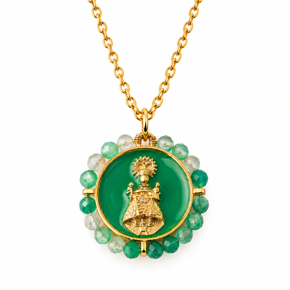 Collar Medalla Virgen Covadonga