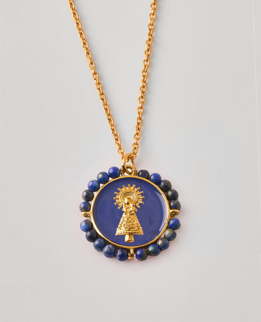 Collar medalla virgen del Pilar