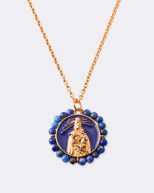 Collar Medalla virgen del Carmen