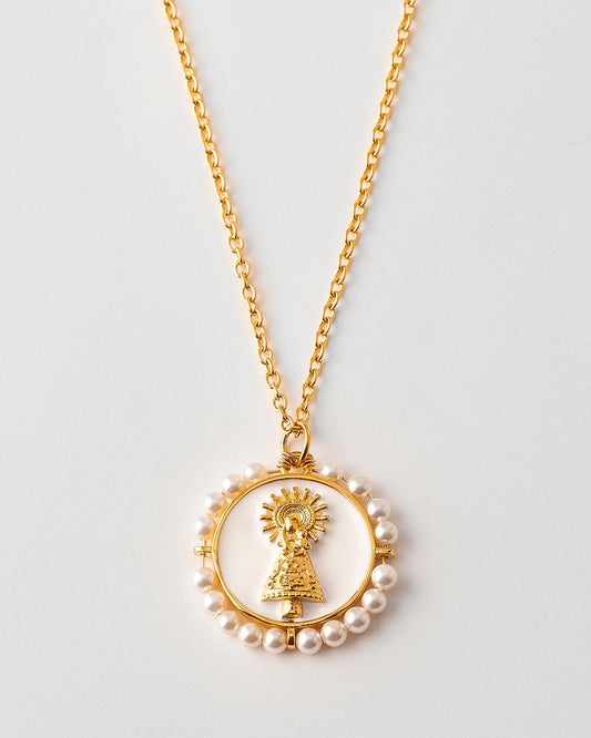 Collar medalla virgen del Pilar