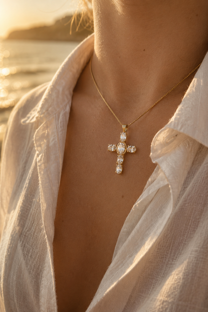 Collar Vega - Circonitas Blanca