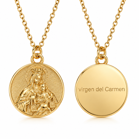 Collar virgen del Carmen