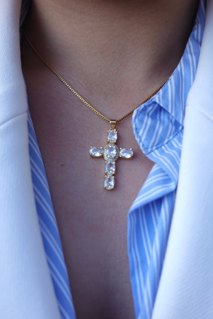 Collar Cruz Circonita